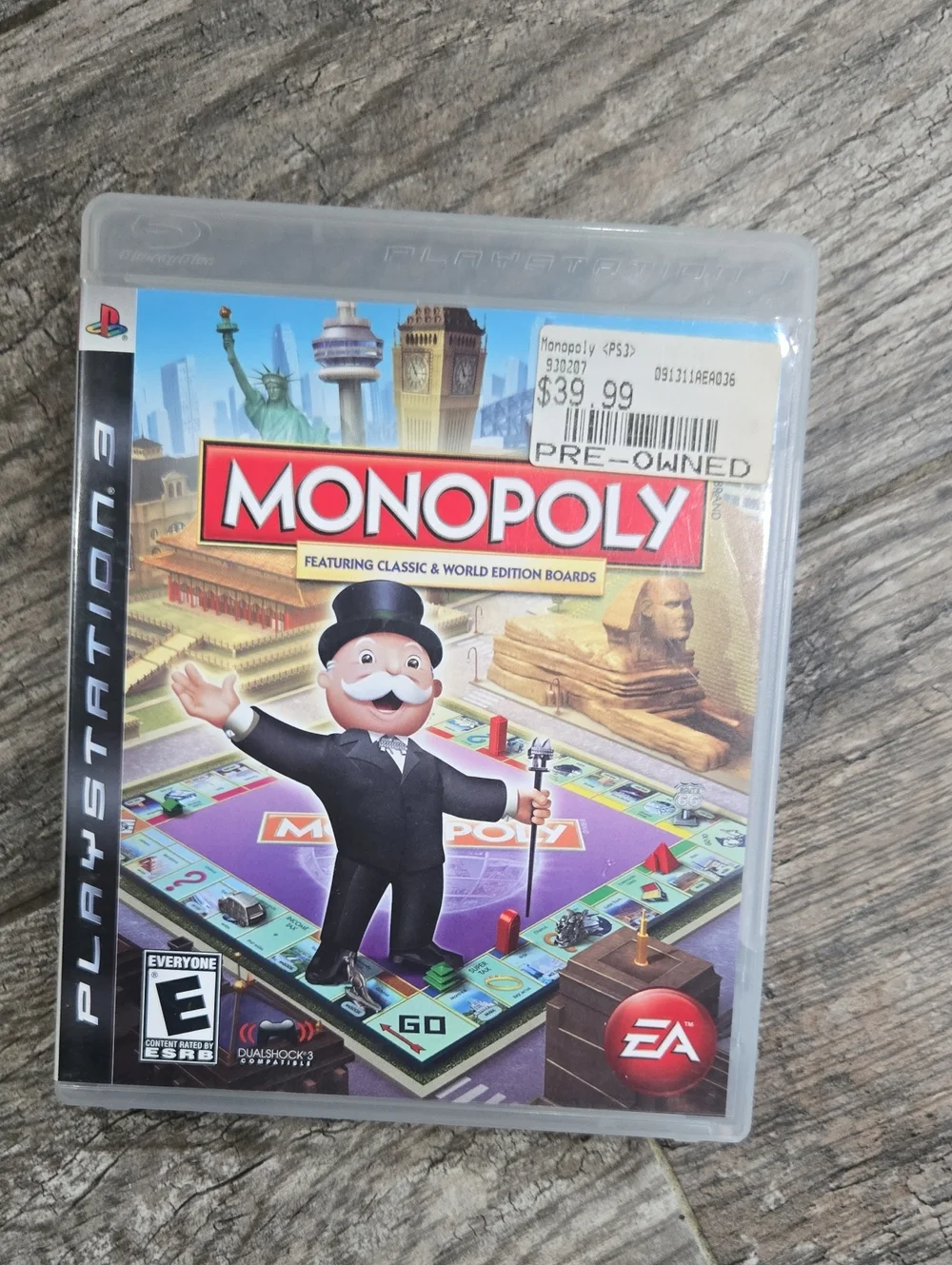Monopoly Classic & World Edition (Sony PlayStation 3, 2008) PS3 Game CIB